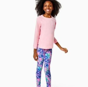 NWT Lilly Pulitzer Girls Mini Weekender Leggings Sz XL